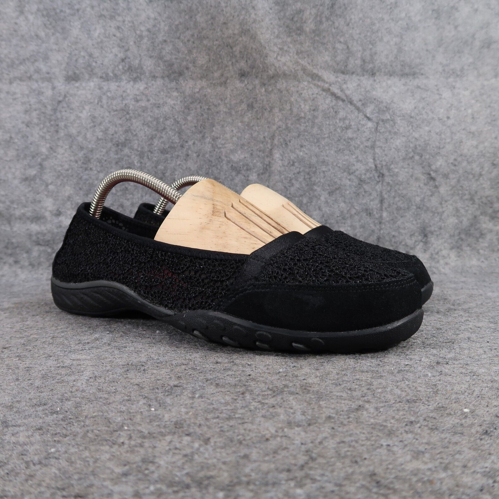 Skechers Shoes Womens 9 Slip On Casual Comfort Relaxed Fit Black Memory Foam